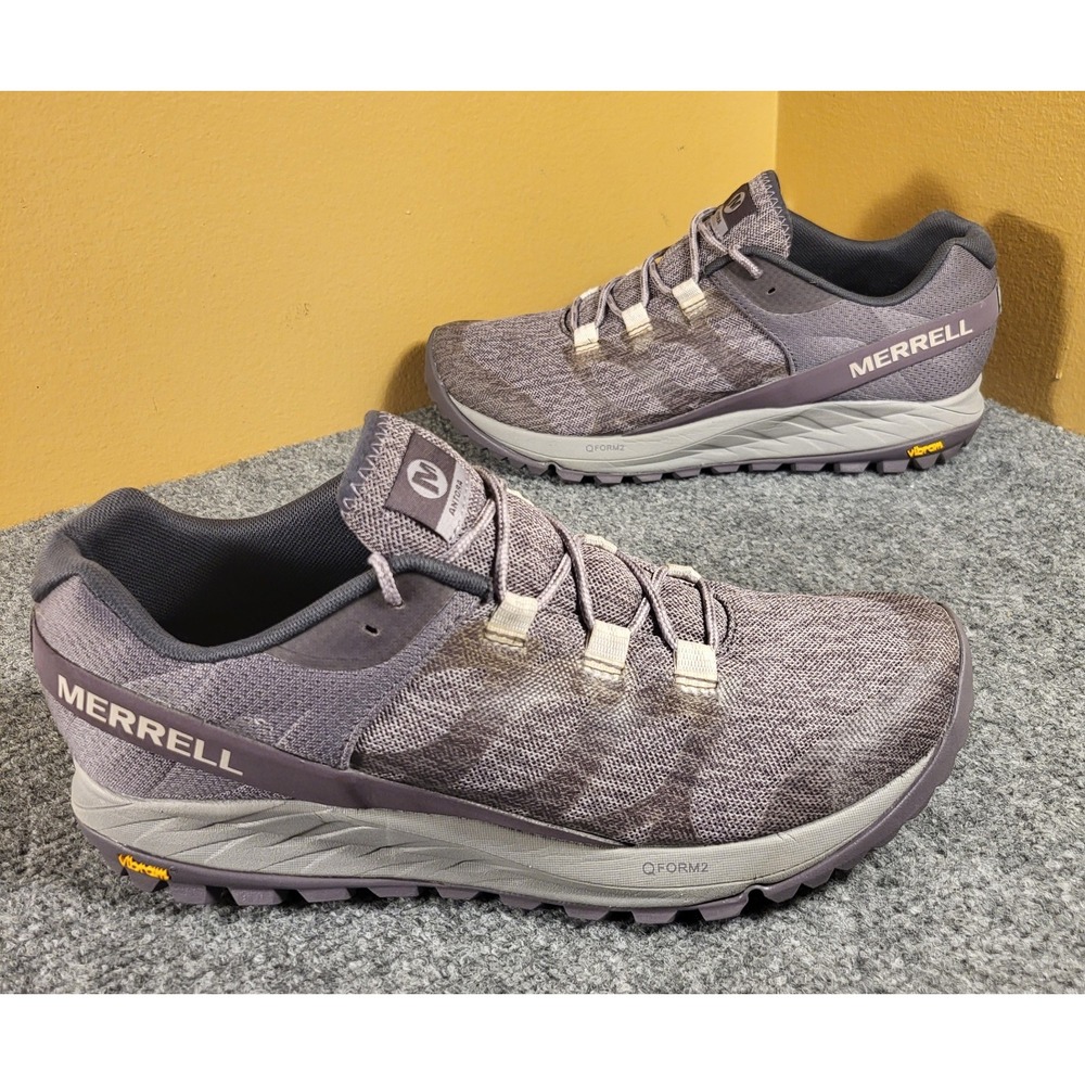 Merrell Antora 2 Trail Running Hiking Purple & Gray Shoes Women's Size 11